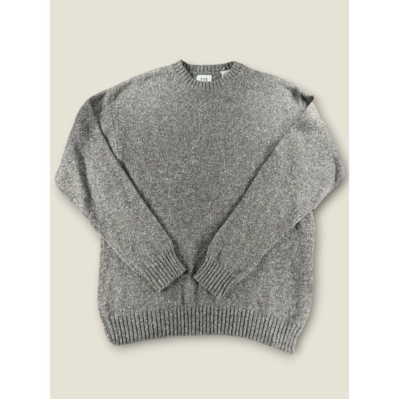 GAP Other - Vintage GAP Mens Large gray brown Wool Blend m Salt and Pepper Crewneck Sweater